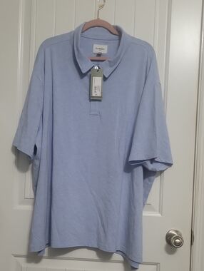 Goodfellow & Co Light Blue Short-Sleeve Polo Shirt